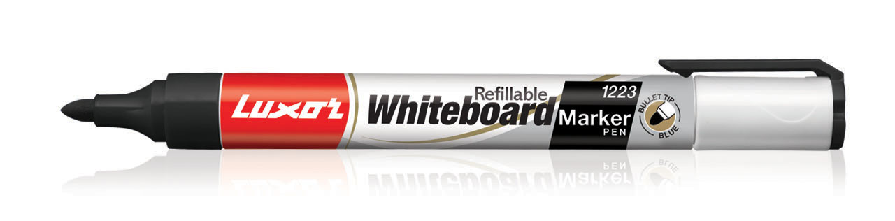 Luxor White board marker Black (Pack of 10)